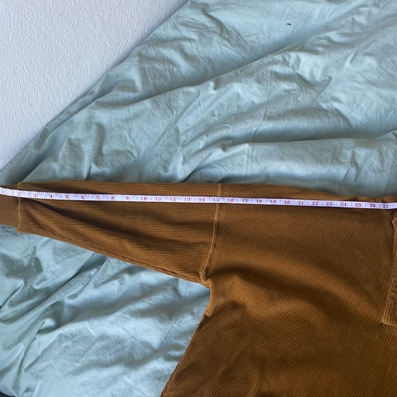 Sezane - worn once, 3/4 sleeve corduroy hoodie. - Picture 8 of 8
